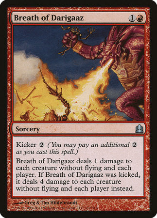 Breath of Darigaaz [Commander 2011] | Exor Games Summserside