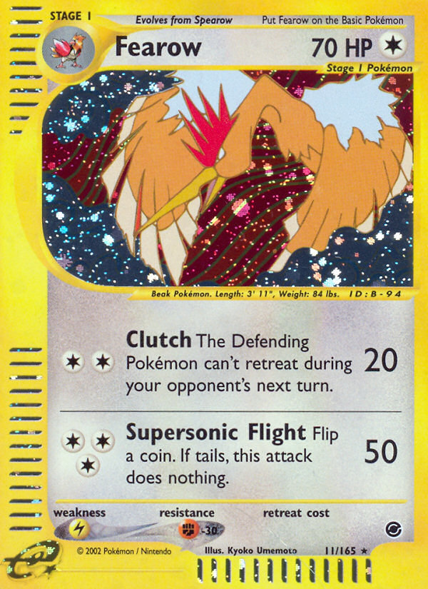 Fearow (11/165) [Expedition: Base Set] | Exor Games Summserside