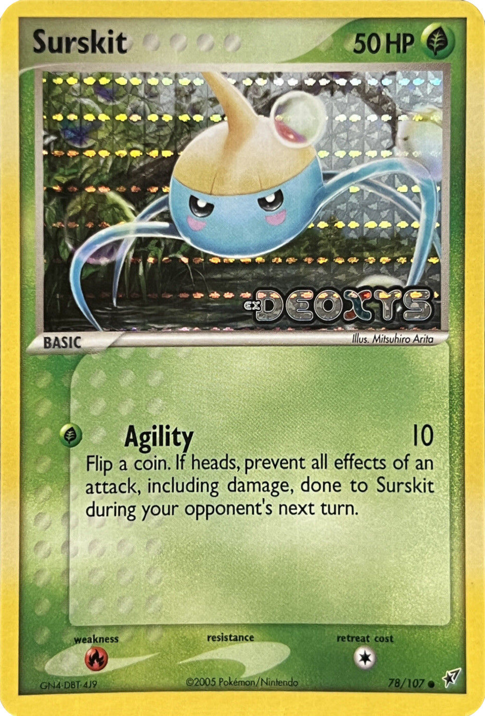 Surskit (78/107) (Stamped) [EX: Deoxys] | Exor Games Summserside