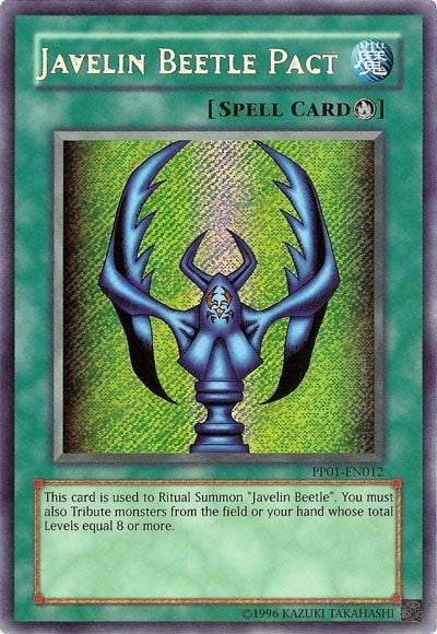 Javelin Beetle Pact [PP01-EN012] Secret Rare | Exor Games Summserside