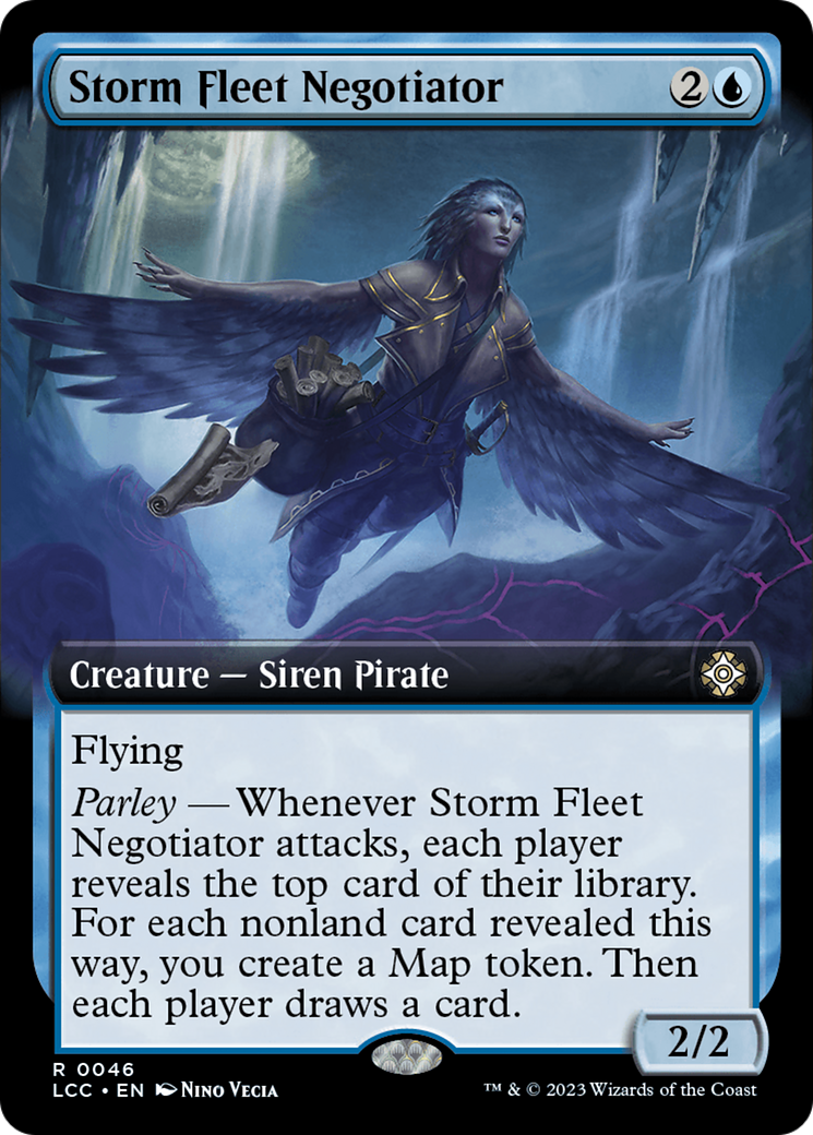 Storm Fleet Negotiator (Extended Art) [The Lost Caverns of Ixalan Commander] | Exor Games Summserside