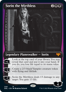 Sorin the Mirthless [Innistrad: Double Feature] | Exor Games Summserside