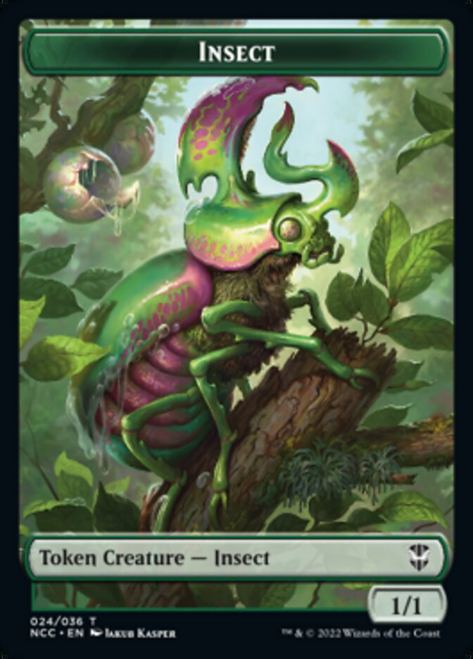 Ogre // Insect Double-sided Token [Streets of New Capenna Commander Tokens] | Exor Games Summserside