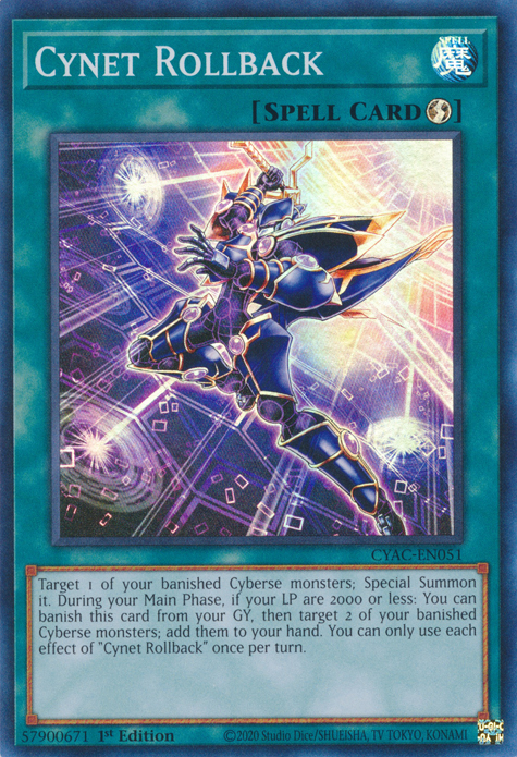 Cynet Rollback [CYAC-EN051] Super Rare | Exor Games Summserside