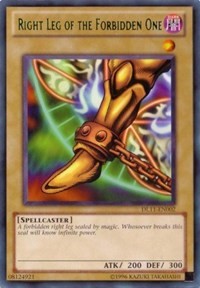 Right Leg of the Forbidden One (Blue) [DL11-EN002] Rare | Exor Games Summserside