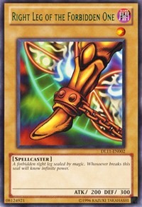 Right Leg of the Forbidden One (Green) [DL11-EN002] Rare | Exor Games Summserside