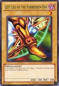 Left Leg of the Forbidden One (Green) [DL11-EN003] Rare | Exor Games Summserside