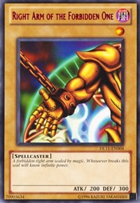 Right Arm of the Forbidden One (Red) [DL11-EN004] Rare | Exor Games Summserside