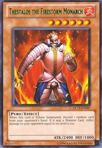 Thestalos the Firestorm Monarch (Green) [DL12-EN007] Rare | Exor Games Summserside