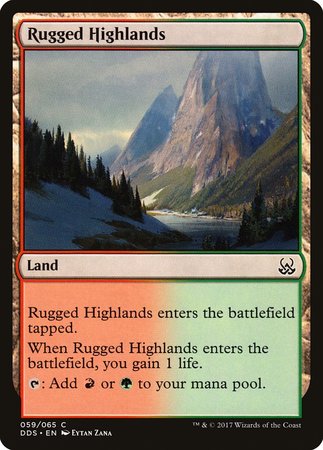 Rugged Highlands [Duel Decks: Mind vs. Might] | Exor Games Summserside