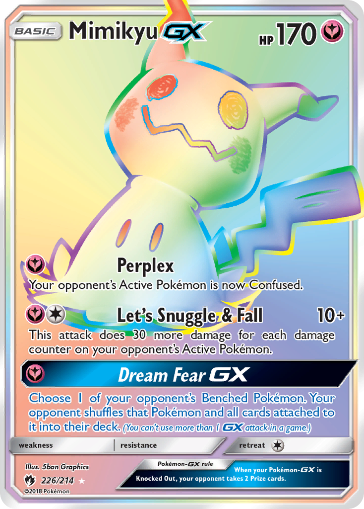 Mimikyu GX (226/214) [Sun & Moon: Lost Thunder] | Exor Games Summserside