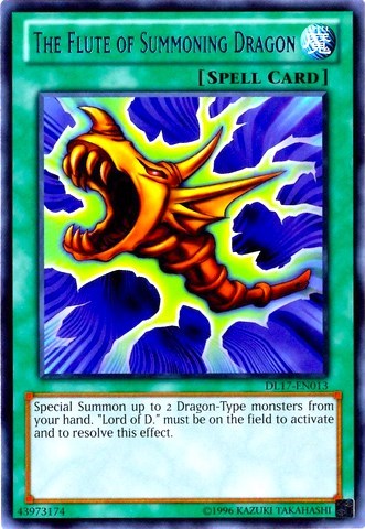 The Flute of Summoning Dragon (Blue) [DL17-EN013] Rare | Exor Games Summserside