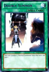 Double Summon (Blue) [DL17-EN017] Rare | Exor Games Summserside