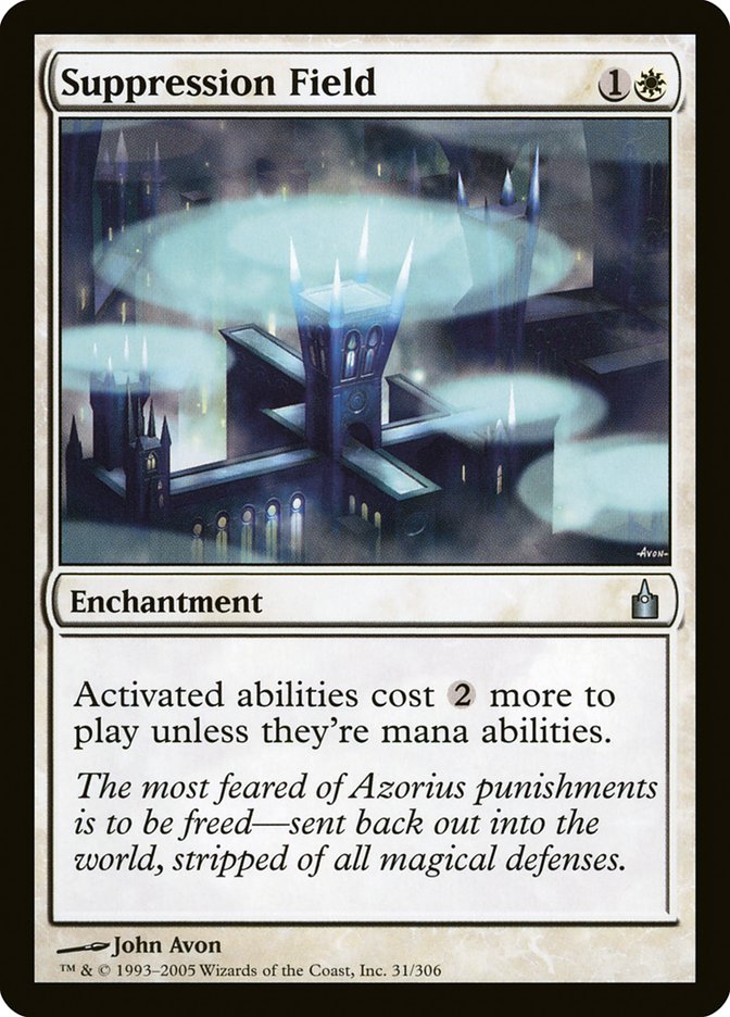Suppression Field [Ravnica: City of Guilds] | Exor Games Summserside