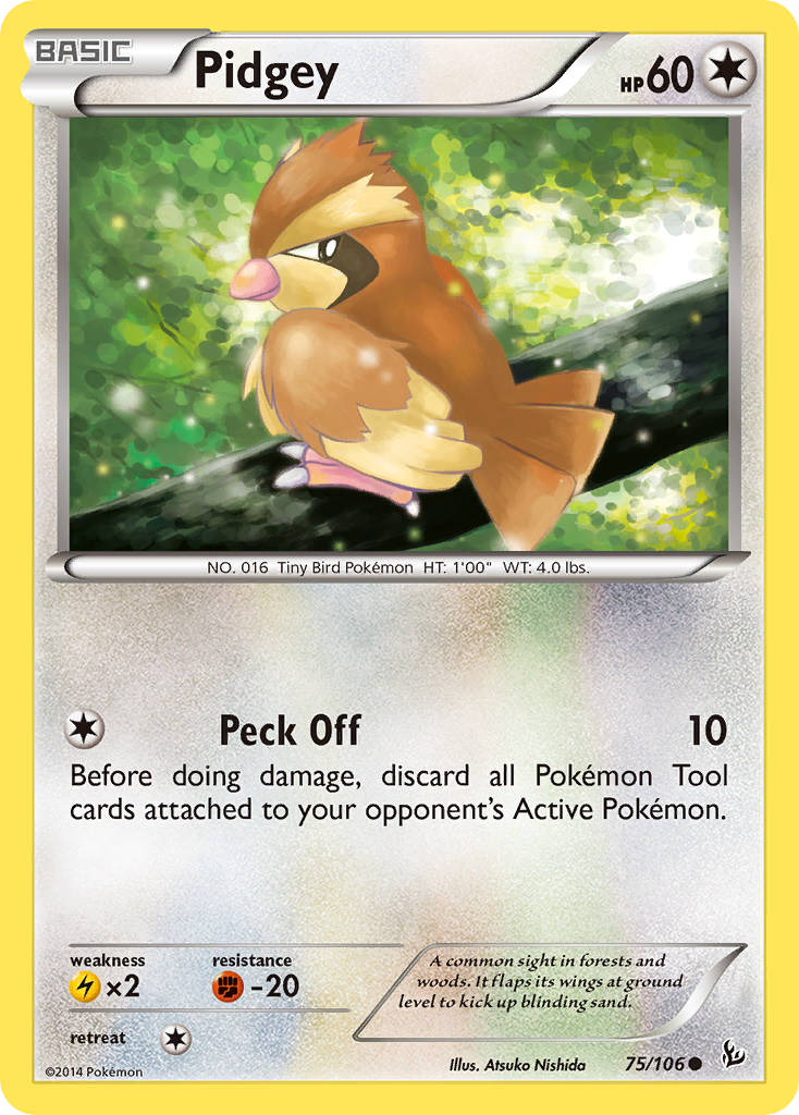 Pidgey (75/106) [XY: Flashfire] | Exor Games Summserside