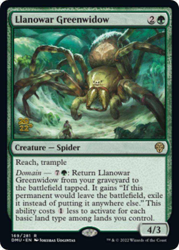 Llanowar Greenwidow [Dominaria United Prerelease Promos] | Exor Games Summserside