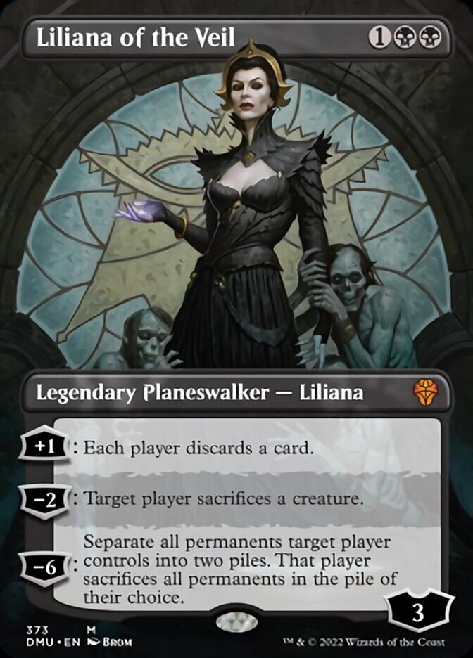 Liliana of the Veil (Borderless) [Dominaria United] | Exor Games Summserside