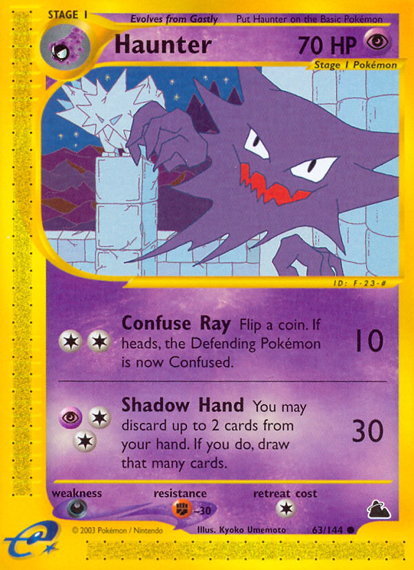 Haunter (63/144) [Skyridge] | Exor Games Summserside