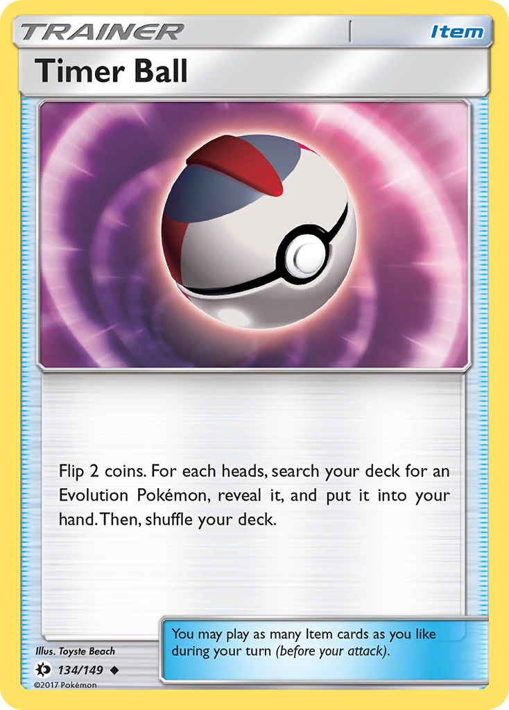 Timer Ball (134/149) [Sun & Moon: Base Set] | Exor Games Summserside