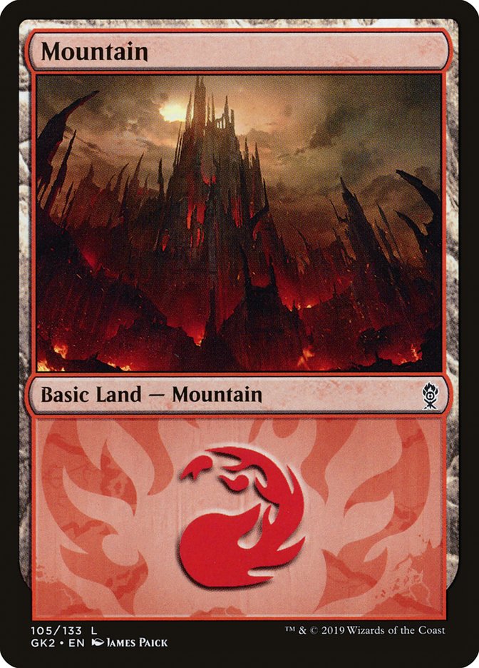 Mountain (105) [Ravnica Allegiance Guild Kit] | Exor Games Summserside