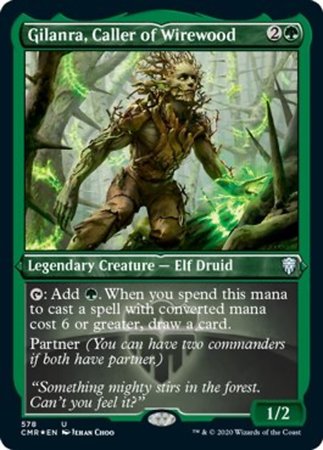 Gilanra, Caller or Wirewood (Foil Etched) [Commander Legends] | Exor Games Summserside