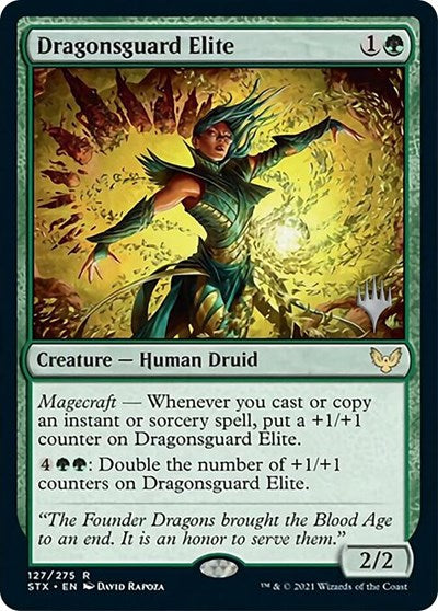 Dragonsguard Elite (Promo Pack) [Strixhaven: School of Mages Promos] | Exor Games Summserside