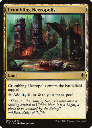 Crumbling Necropolis [Commander 2016] | Exor Games Summserside