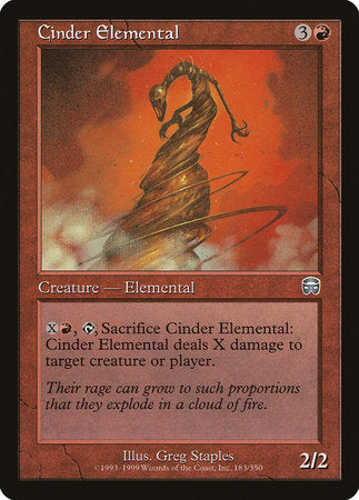 Cinder Elemental [Mercadian Masques] | Exor Games Summserside