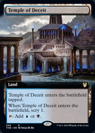 Temple of Deceit (Extended Art) [Theros Beyond Death] | Exor Games Summserside