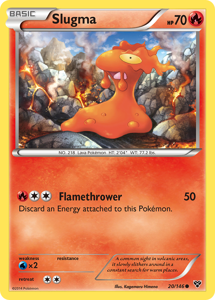 Slugma (20/146) [XY: Base Set] | Exor Games Summserside