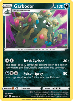 Garbodor (111/185) [Sword & Shield: Vivid Voltage] | Exor Games Summserside