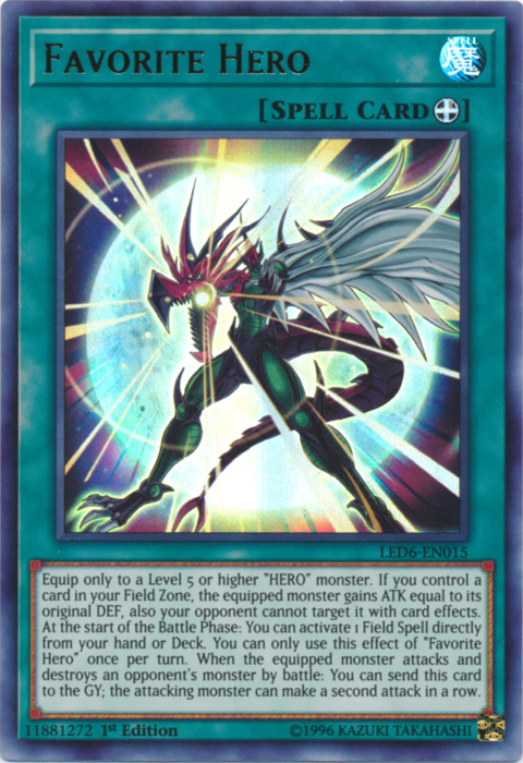 Favorite Hero [LED6-EN015] Ultra Rare | Exor Games Summserside