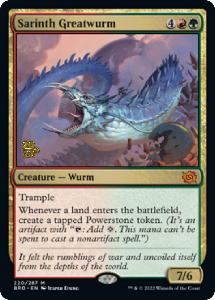 Sarinth Greatwurm [The Brothers' War: Prerelease Promos] | Exor Games Summserside