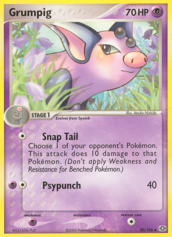 Grumpig (30/106) [EX: Emerald] | Exor Games Summserside