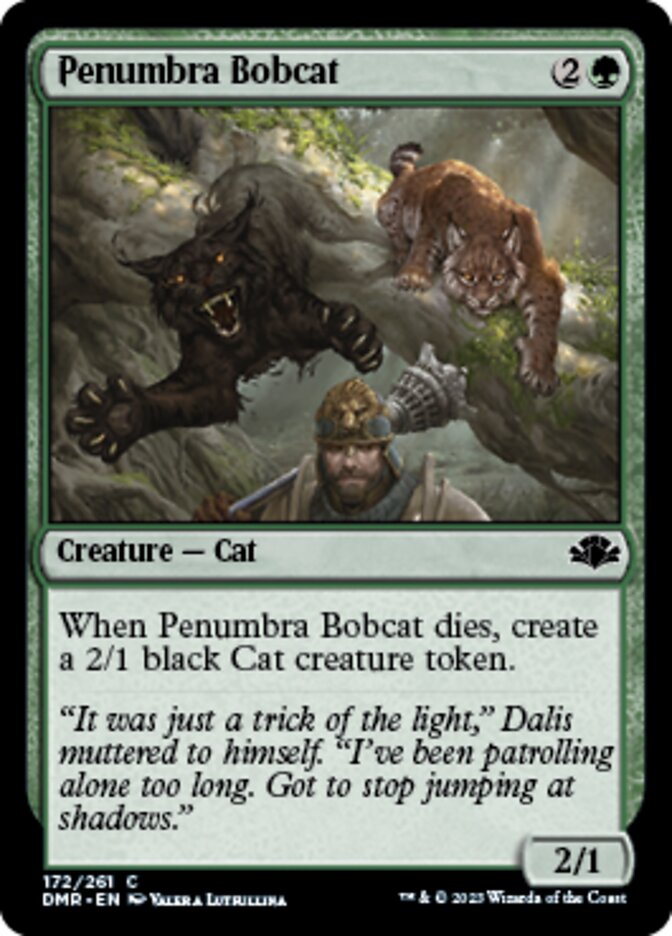 Penumbra Bobcat [Dominaria Remastered] | Exor Games Summserside