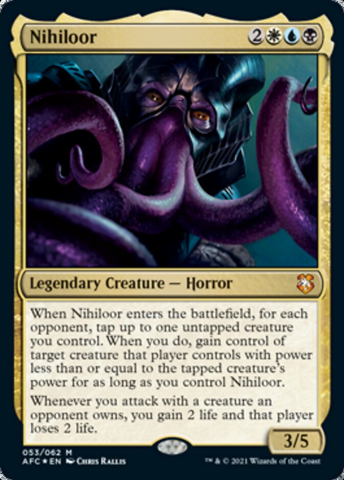 Nihiloor [Dungeons & Dragons: Adventures in the Forgotten Realms Commander] | Exor Games Summserside