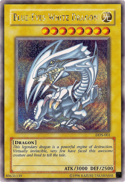 Blue-Eyes White Dragon (Dark Duel Stories) [DDS-001] Secret Rare | Exor Games Summserside