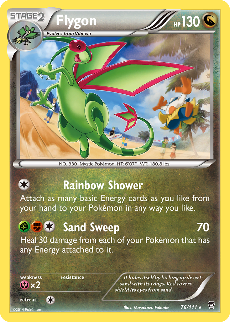 Flygon (76/111) [XY: Furious Fists] | Exor Games Summserside