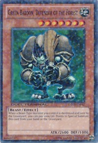 Green Baboon, Defender of the Forest [DT03-EN057] Common | Exor Games Summserside