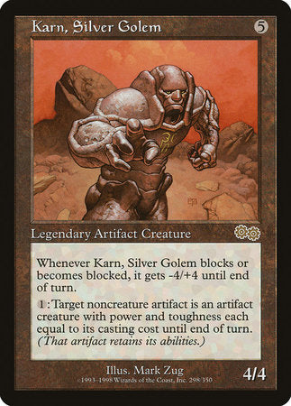 Karn, Silver Golem [Urza's Saga] | Exor Games Summserside