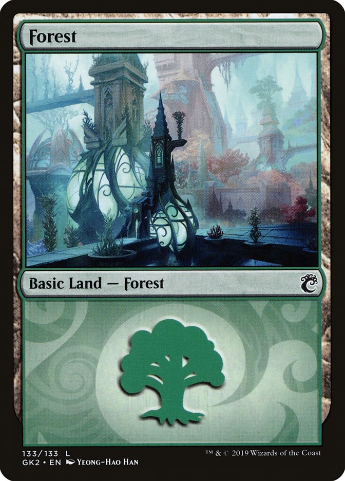 Forest (133) [Ravnica Allegiance Guild Kit] | Exor Games Summserside