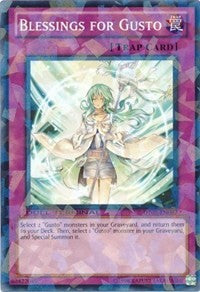 Blessings for Gusto [DT05-EN097] Common | Exor Games Summserside