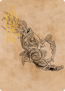 Decanter of Endless Water Art Card (Gold-Stamped Signature) [Commander Legends: Battle for Baldur's Gate Art Series] | Exor Games Summserside