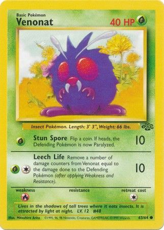 Venonat (63/64) [Jungle Unlimited] | Exor Games Summserside