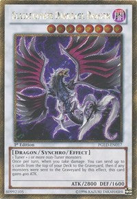 Blackfeather Darkrage Dragon [PGLD-EN017] Gold Secret Rare | Exor Games Summserside
