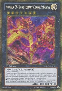 Number C6: Chronomaly Chaos Atlandis [PGLD-EN018] Gold Secret Rare | Exor Games Summserside