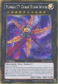 Number C9: Chaos Dyson Sphere [PGLD-EN022] Gold Secret Rare | Exor Games Summserside