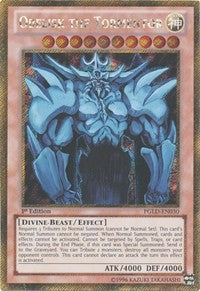 Obelisk the Tormentor [PGLD-EN030] Gold Secret Rare | Exor Games Summserside