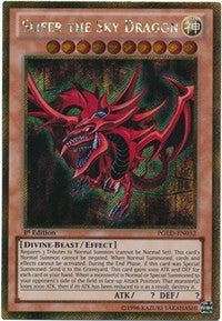 Slifer the Sky Dragon [PGLD-EN032] Gold Secret Rare | Exor Games Summserside