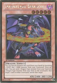 Darkflare Dragon [PGLD-EN040] Gold Rare | Exor Games Summserside